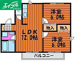 リーヴァ妹尾Ａ 2階