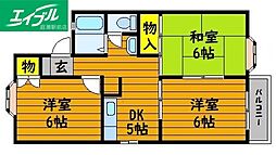 アンジェリーク上東A 2階
