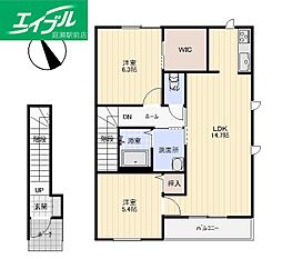 ヴィレ・エトワール　Ｈ棟 2階