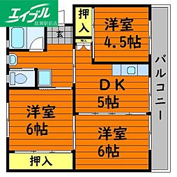 ビレッジハウス上原　1号棟 2階