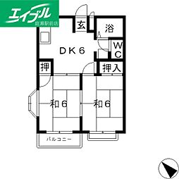 エルディム ラポ 2階