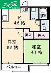 ハイツあかね　A棟 2階/-