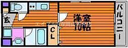 PIAHOME奥田西町 1Kの間取図画像