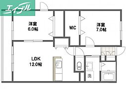 ラフレシール 2階/-