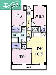 パラッツォ大安寺 4階/-