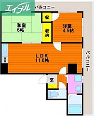 物件の間取り