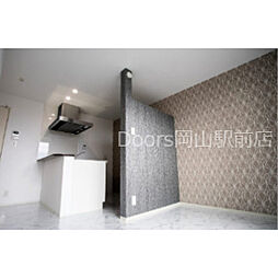 JR山陽本線 高島駅 徒歩17分の賃貸アパート 3階ワンルームのリビング/ダイニング