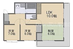 JR山陽本線 北長瀬駅 徒歩21分 3階/-
