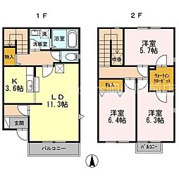 JR山陽本線 北長瀬駅 徒歩22分 1階/-