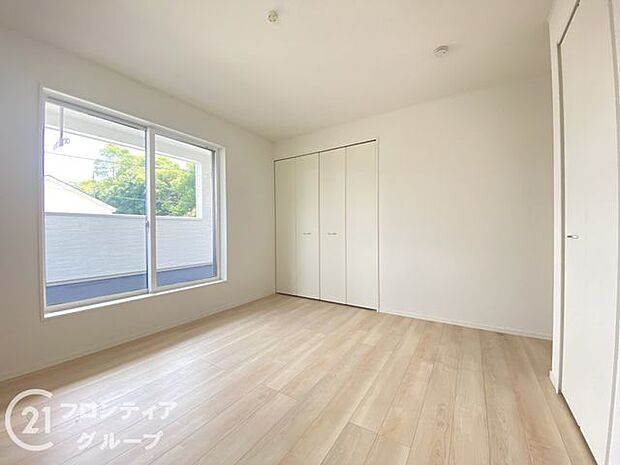 シンプルな洋室なので、お部屋のコーディネートが楽しめます