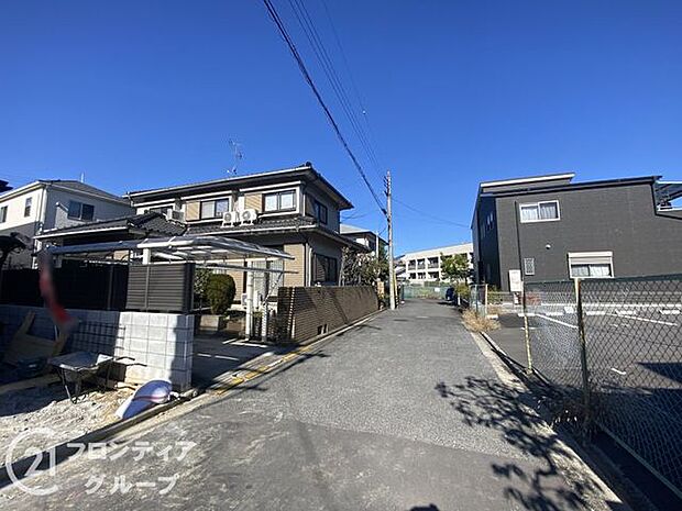 前道の様子です