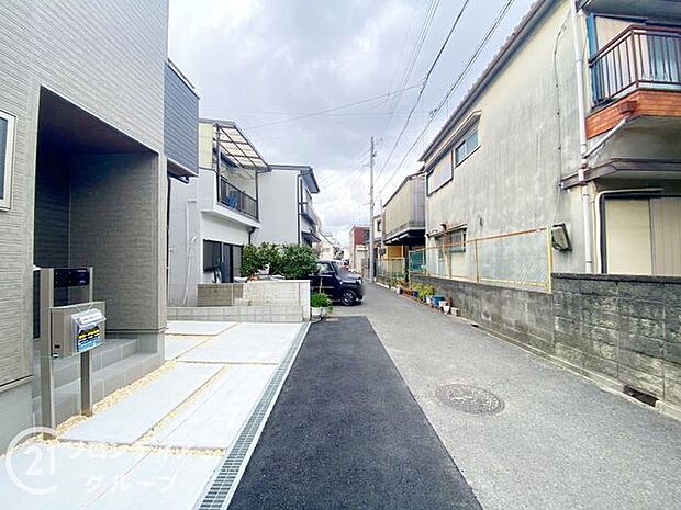 現地写真更新！現地ご案内とともに住宅ローンのご相談も承ります！実際の道路幅や雰囲気は、ぜひ一緒に現地で確認いたしましょう