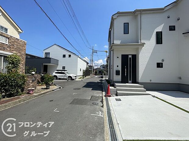 現地写真更新!現地ご案内とともに住宅ローンのご相談も承ります!実際の道路幅や雰囲気は、ぜひ一緒に現地で確認いたしましょう