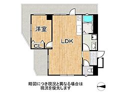 トーカンマンション枚方牧野　中古マンション 1LDKの間取り