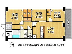 間取図画像 3LDK