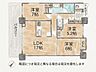 間取り：3LDKの間取りは、家族の成長に合わせて柔軟に対応できる設計です。快適な居住空間を提供します。