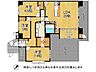間取り：全居室窓あり！3面バルコニーにつき採光・通風良好です