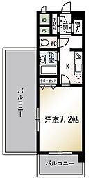 シエロ 1Kの間取図画像