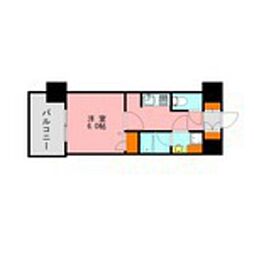 LANDICPREMIUMO115 1Kの間取図画像