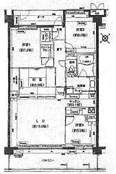 サンクレイドル東海グランデ 206号室 4LDKの間取り