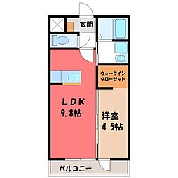 JR東北本線 小山駅 徒歩28分 2階/-