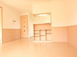 JR東北本線 小山駅 バス17分 とりせん小山東店下車 徒歩5分の賃貸アパート 1階2LDKのリビング/ダイニング