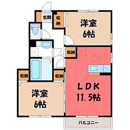 JR水戸線 結城駅 徒歩23分 1階/-
