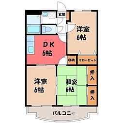 エトワール弐番街壱号館 2階/-