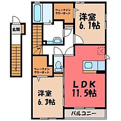 物件の間取り