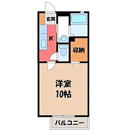 パークハイツ B棟 2階