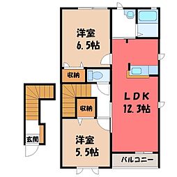 レジェンド・ヤマト新栃木 A 2階/-
