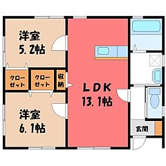 物件の間取り