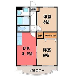 東武宇都宮線 新栃木駅 徒歩10分 1階/-