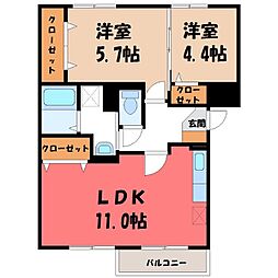 JR東北本線 間々田駅 バス11分 間々田5丁目下車 徒歩3分