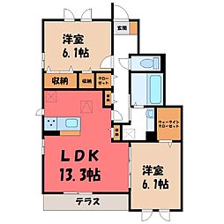 JR水戸線 小田林駅 徒歩28分 1階/-