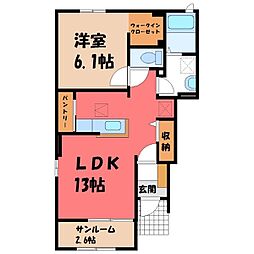 関東鉄道常総線 下館駅 徒歩37分 1階/-