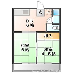 間取図画像 2DK