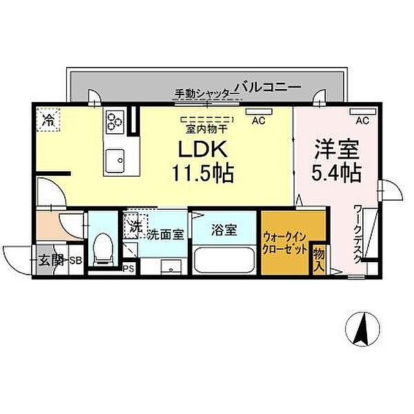 同じ建物の物件間取り写真 - ID:223030368771