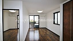 リバーサイド向山 2階1LDKのリビング/ダイニング