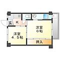 ビレッジハウス大岩1号棟1階4.2万円