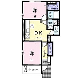 間取図画像 2DK