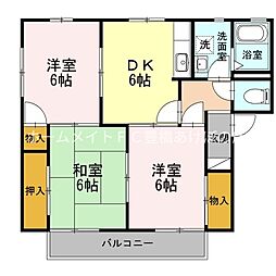 間取図画像 3DK