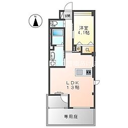 間取図画像 1LDK