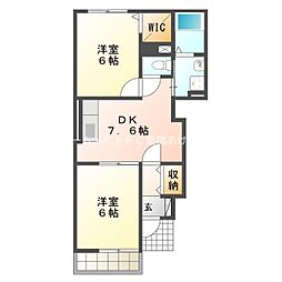 間取図画像 2DK
