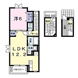 セピアージュ 1LDKの間取図画像
