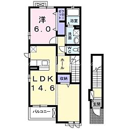 グランチェスタ新栄 1LDKの間取図画像