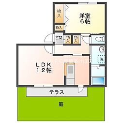 エクセレンスクリア 1LDKの間取図画像