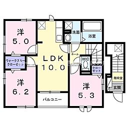 アネラ 3LDKの間取図画像