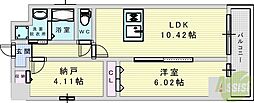アーバンパーク新大阪 2LDKの間取図画像