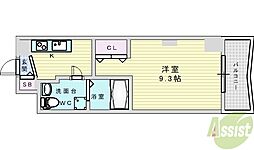 セレニテ新大阪弐番館 1Kの間取図画像